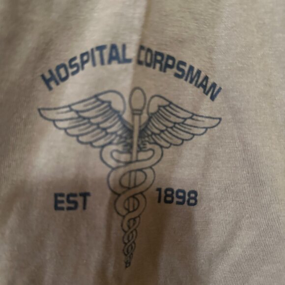 Navy Readiness & Training Command Yokosuka Men's Brown Shirt XL Perseverance Thr - Picture 5 of 5